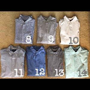Men’s Ralph Lauren button-down (all 7)